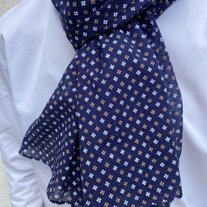 Echarpe pour homme, Chèche, foulard homme, coton, cadeau image 5