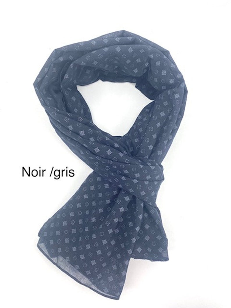 Echarpe pour homme, Chèche, foulard homme, coton, cadeau image 6