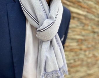 Scarf Men's casual chic cotton scarf