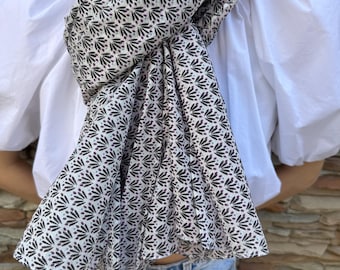 Women's scarf, shawl, headscarf, 100% cotton, gift for her, 2026 trend