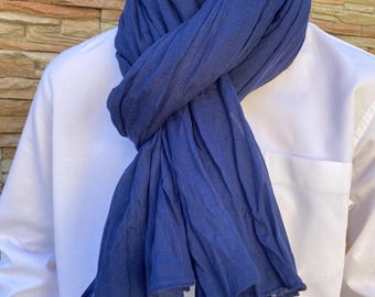 Echarpe, Foulard chèche coton, idée Cadeau, unisexe, tendance 2026