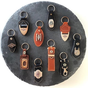 FENDT: Porte-clés en cuir