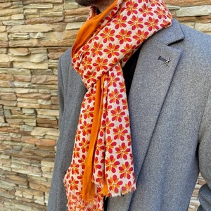 Echarpe, Foulard en viscose, homme ou femme image 3