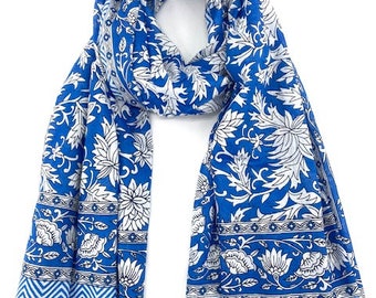 Boho Scarf, Cotton Shawl, Women's Scarf, Pareo, Sarong, Gift for Women