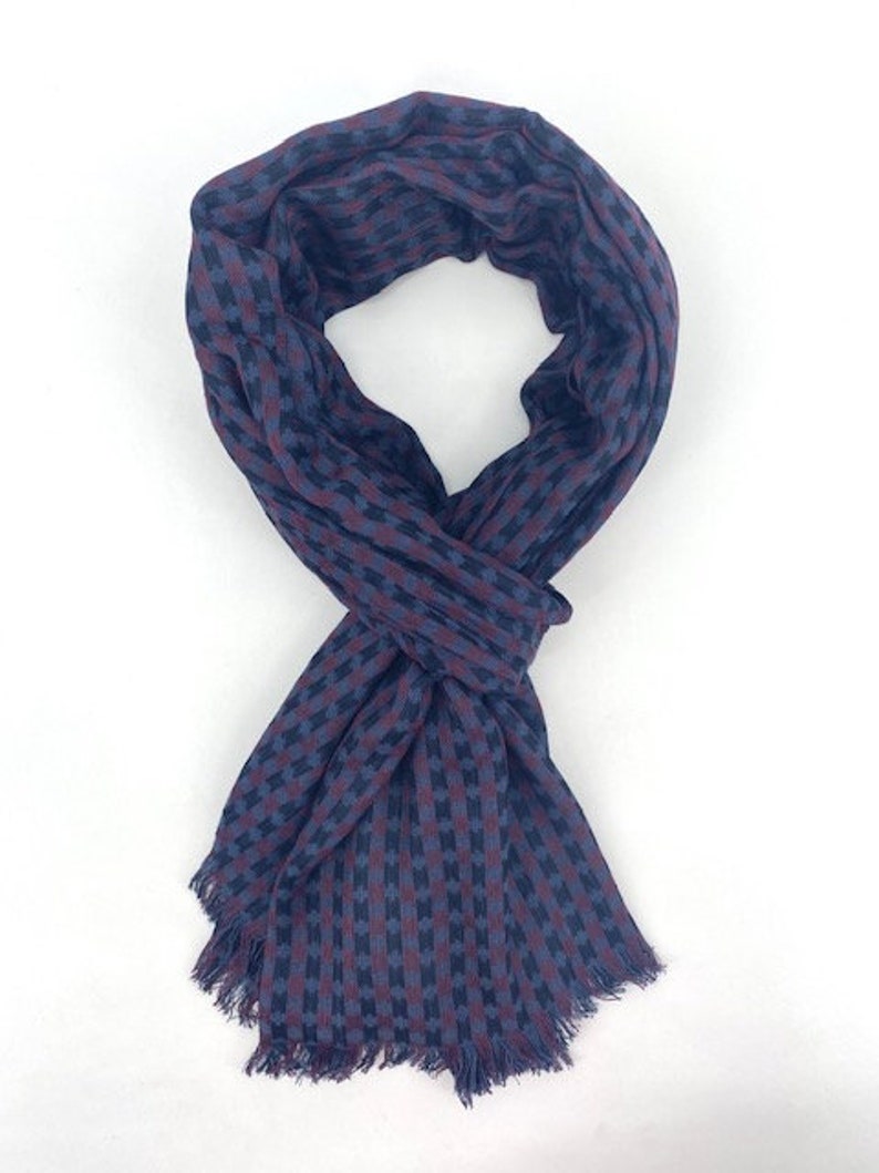 Echarpe, foulard homme, viscose tissée image 4