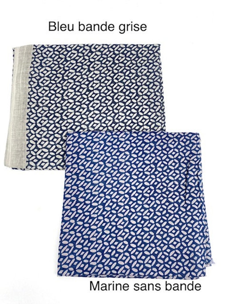 Echarpe, Foulard en viscose, homme ou femme image 6