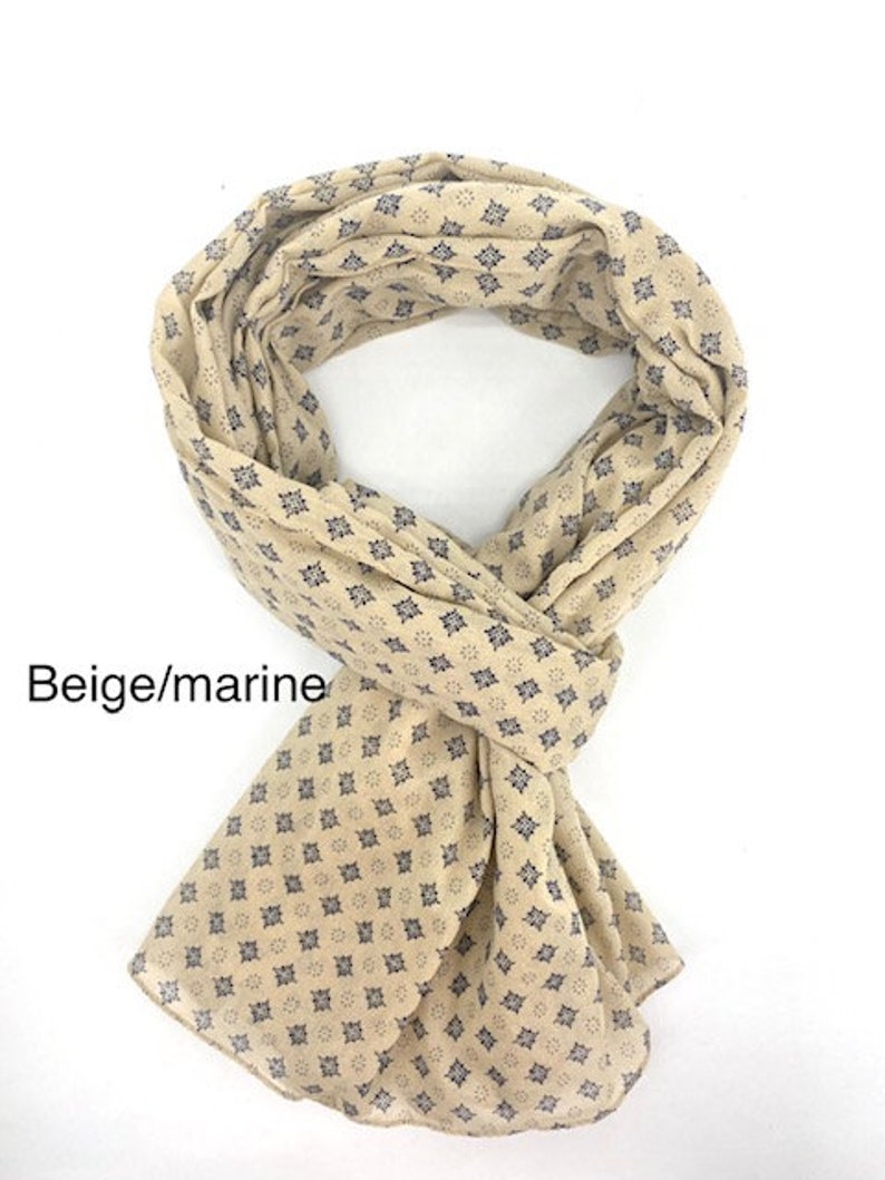 Echarpe pour homme, Chèche, foulard homme, coton, cadeau image 9