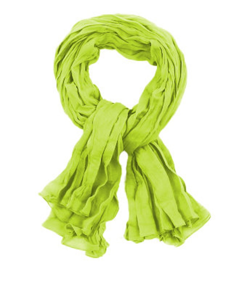 Foulard chèche coton uni pour homme ou femme image 1