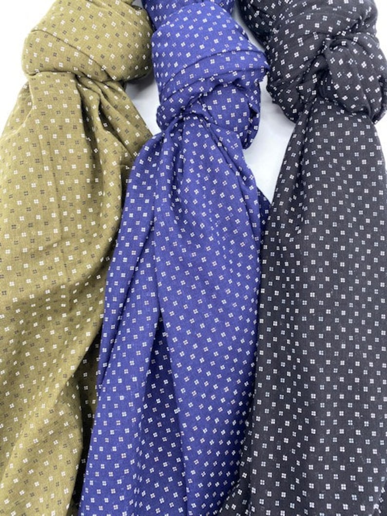 Echarpe, Chèche, foulard homme, coton 画像 5