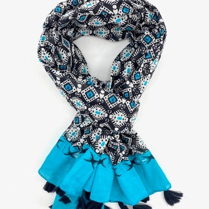 Scarf, Scarf, Women's scarf, cotton, Women's gift image 2