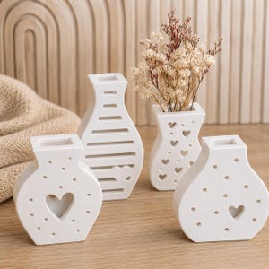 Kleine weiße vase