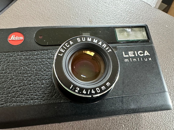 Leica Minilux Black - Summarit 40mm 2.4 - Etsy