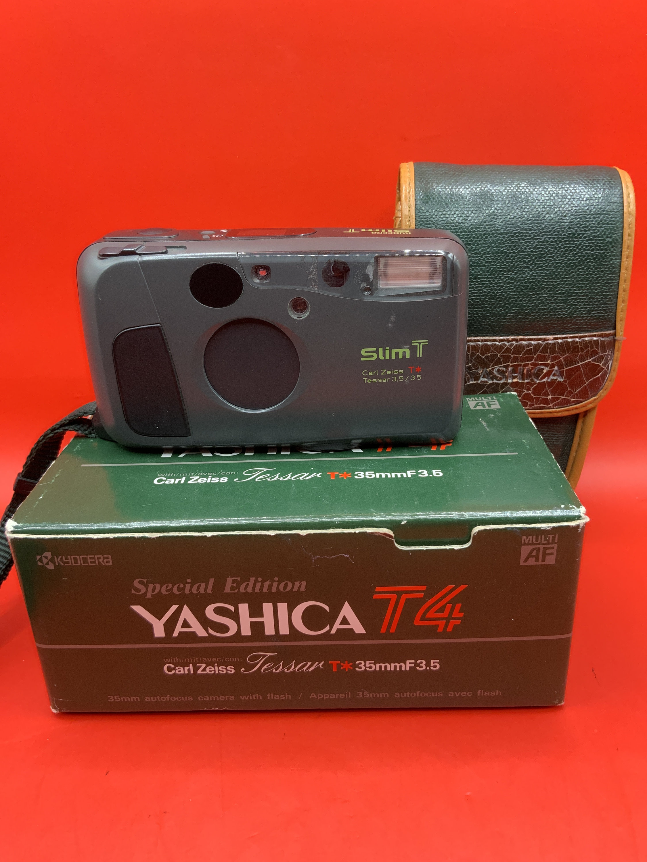 Limited Edition Safari Yashica T4 Slim With Data Back - Very