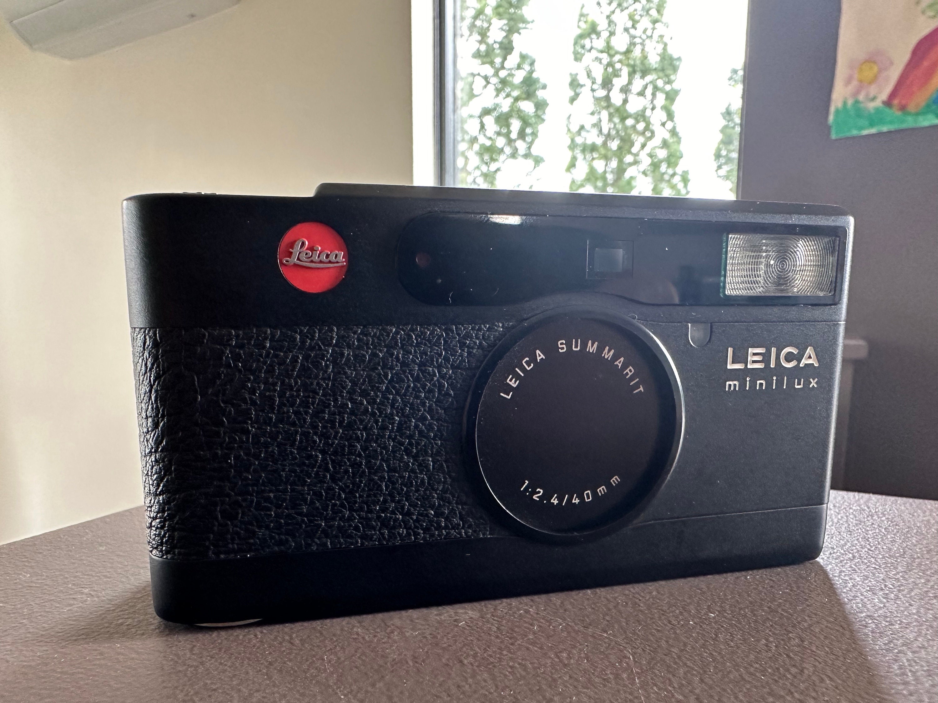 Leica Minilux Black - Summarit 40mm 2.4 - Etsy