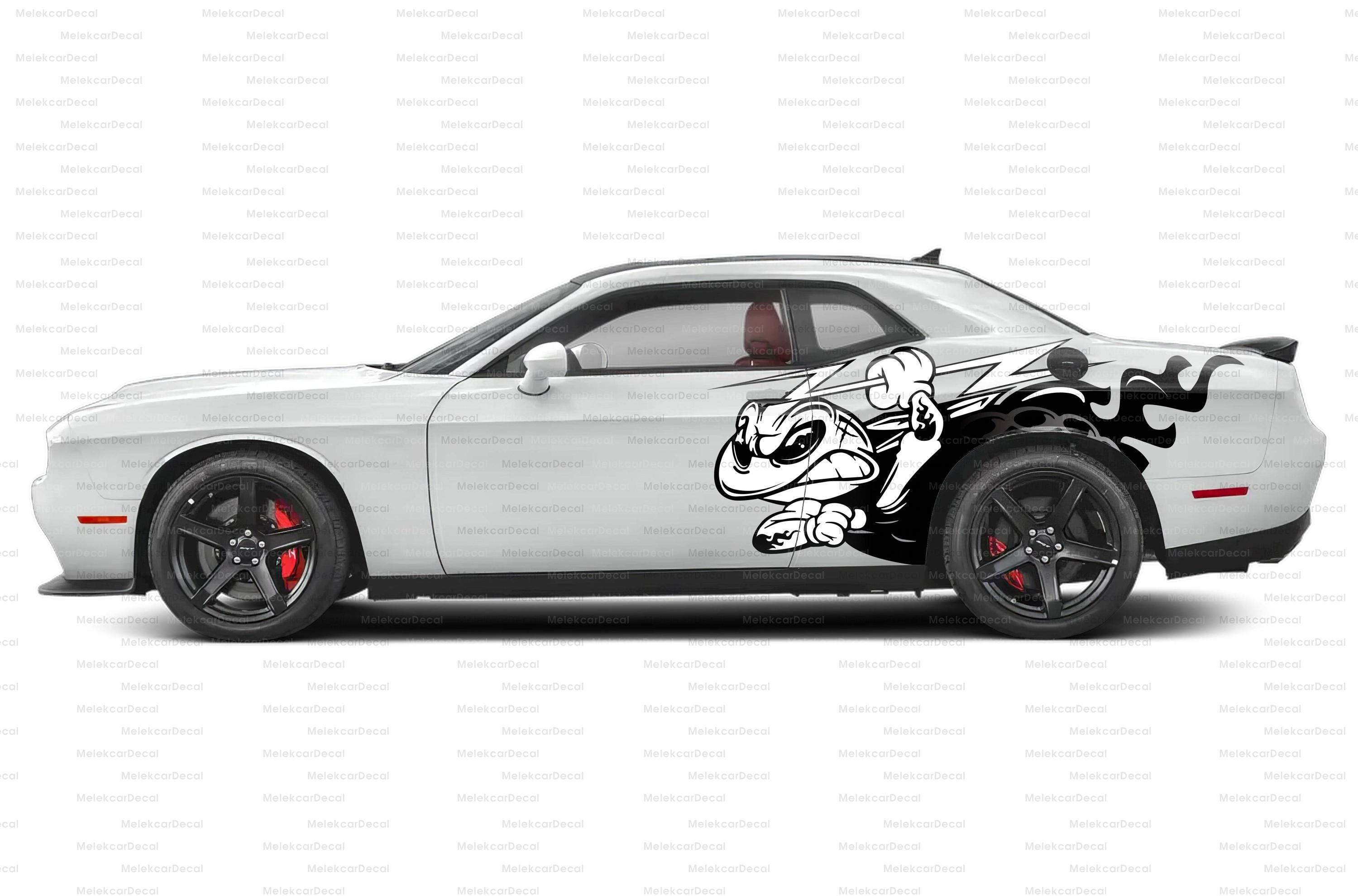 怒った蜂の車用デカール、モパースタイルのマッスルビーステッカー