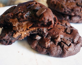 Double-Chocolate Nutella-Stuffed