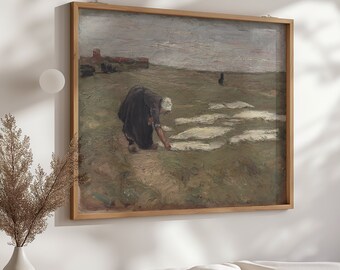 Bleiche auf den Dünen bei Katwijk、ヴィンテージアートプリント