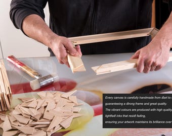 Canvas Mounting & Stretching Service – Ready to Hang Wall Art