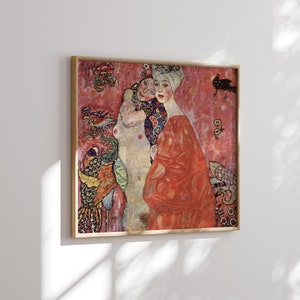 The Women Vintage Painting, Vintage Art Print, Canvas Wall Art, Digital Download, Old Painting Reproduction, Printed & Shipped
