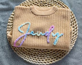 Adorable Customized Baby Sweaters：Cherished Embroidery to Celebrate Their Name with Adorableness