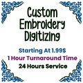 Custom Embroidery Digitizing Service: Image & Logo