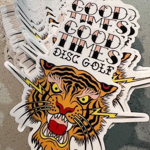 Good Times Tiger Sticker