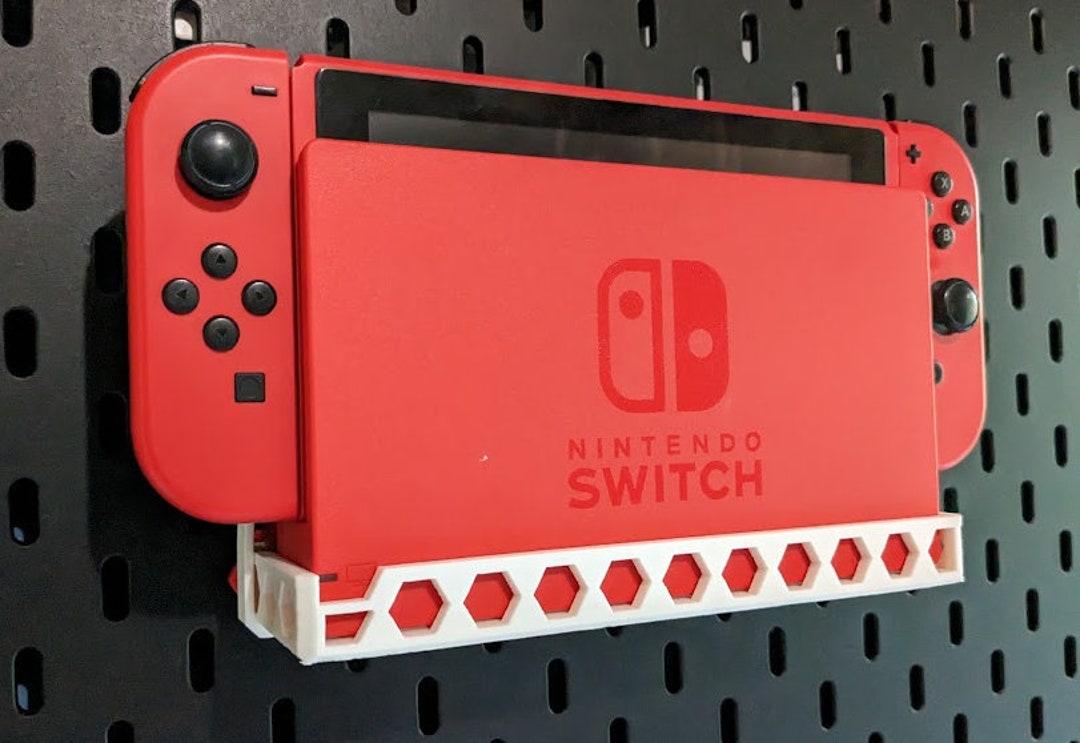 Nintendo Switch Mount FREE SHIPPING IKEA Skadis Locking Pegboard - Etsy