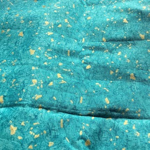 WINDHAM FABRICS &quot;Recorked&quot;  in turquoise 100% Cotton - 1 yard cut