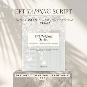 EFT-tappningsskript - Inre lugn och återställning av nervsystemet (utskrivbar självhjälps-PDF)