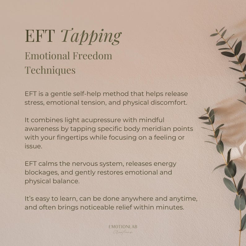 EFT Tapping Script Inner Child Healing | Printable Emotional Healing ...