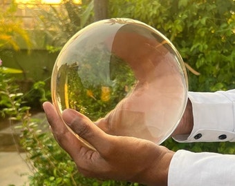 Large Natural Rock Crystal Quartz Ball , For Healing