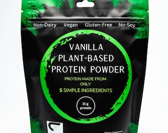 Proteine in polvere vegetali alla vaniglia