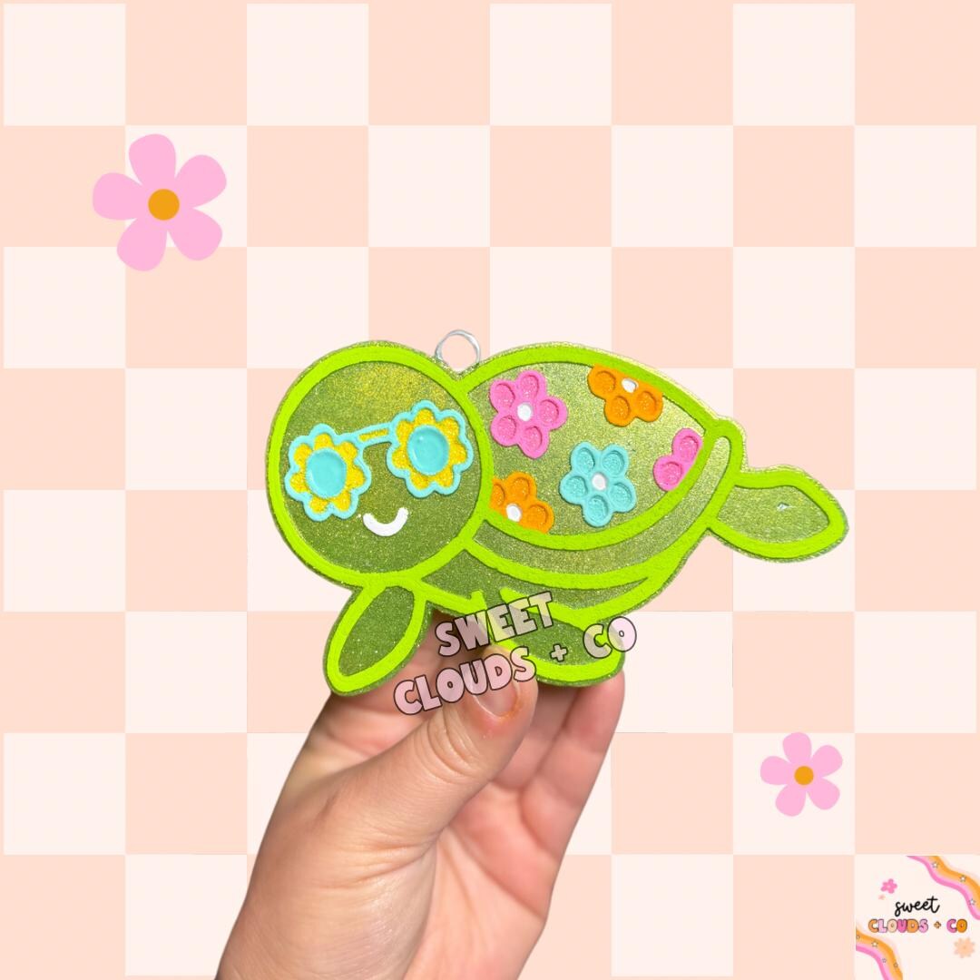 Groovy Turtle Car Freshie - Etsy