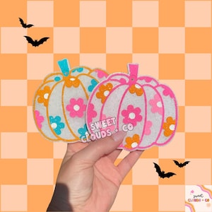 Floral Pumpkin Car Freshie