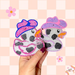 Cowprint Western Duck Car Freshie