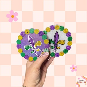 Mardi Gras Fleur De Lis Car Freshie
