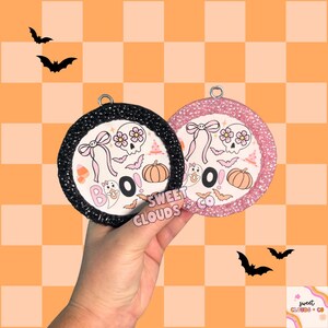 Girlie Boo Halloween Double Sided Car Freshie