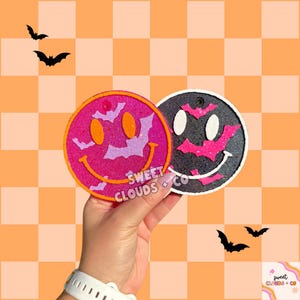 Bat Smiley Halloween Car Freshie