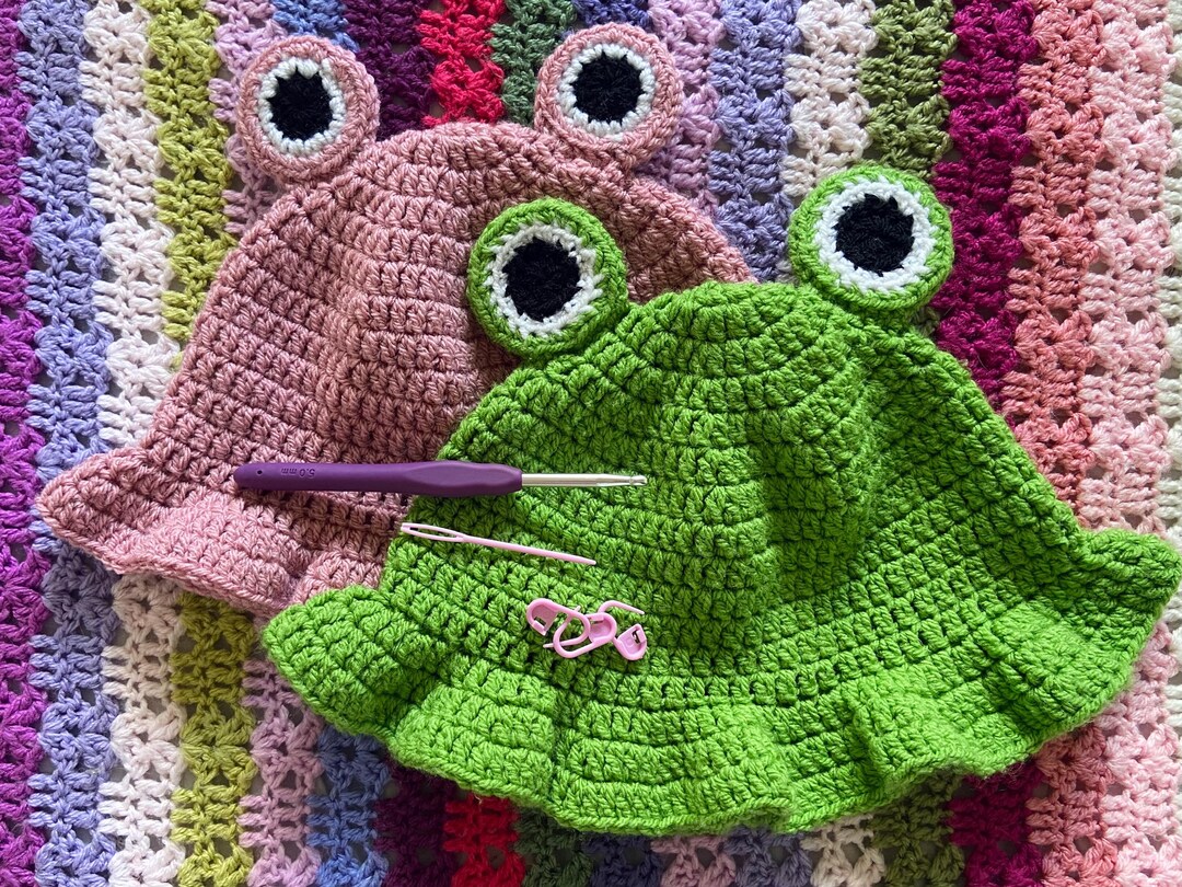 Frog Hat - PDF CROCHET PATTERN - Advanced Beginners - Etsy