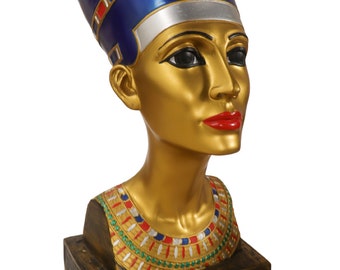 ネフェルティティ置物　美品 Amazon.co.jp: LargeエジプトネフェルティティBust Statue 18