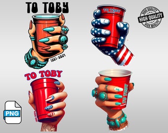 Toby Westen Cowboy PNG | I love this bar png | in memory of png | country music png | Red solo cup Digital Download | country singer png