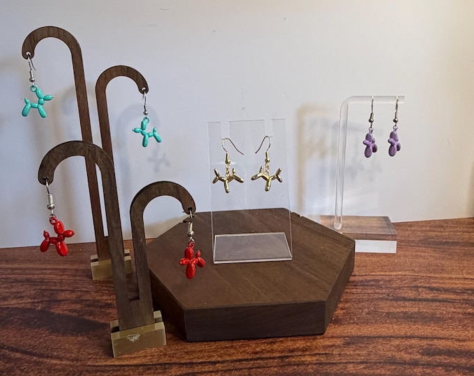 Balloon Dog Earrings