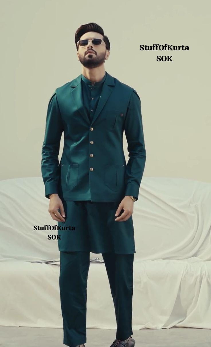 Emerald Green Men Kurta
