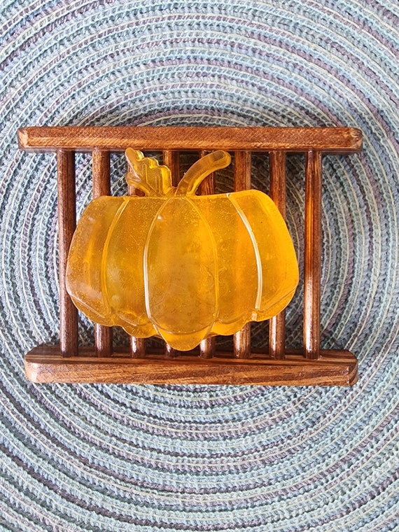 Handmade Pumpkin Soap – Autumn Decor, Thanksgiving Gift