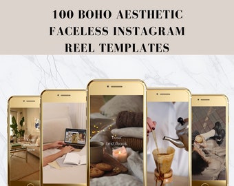 Boho Faceless Reels | Faceless Instagram Account | Aesthetic Reels | Faceless Videos | Digital Marketing | Faceless Reels Content Library