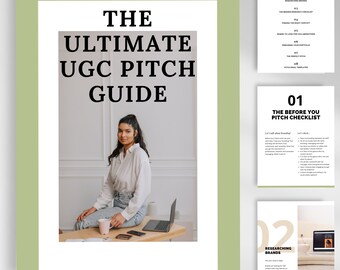 Ultimatives UGC-Pitch-Toolkit | Influencer E-Mail Vorlagen & Guide | eBook mit PLR