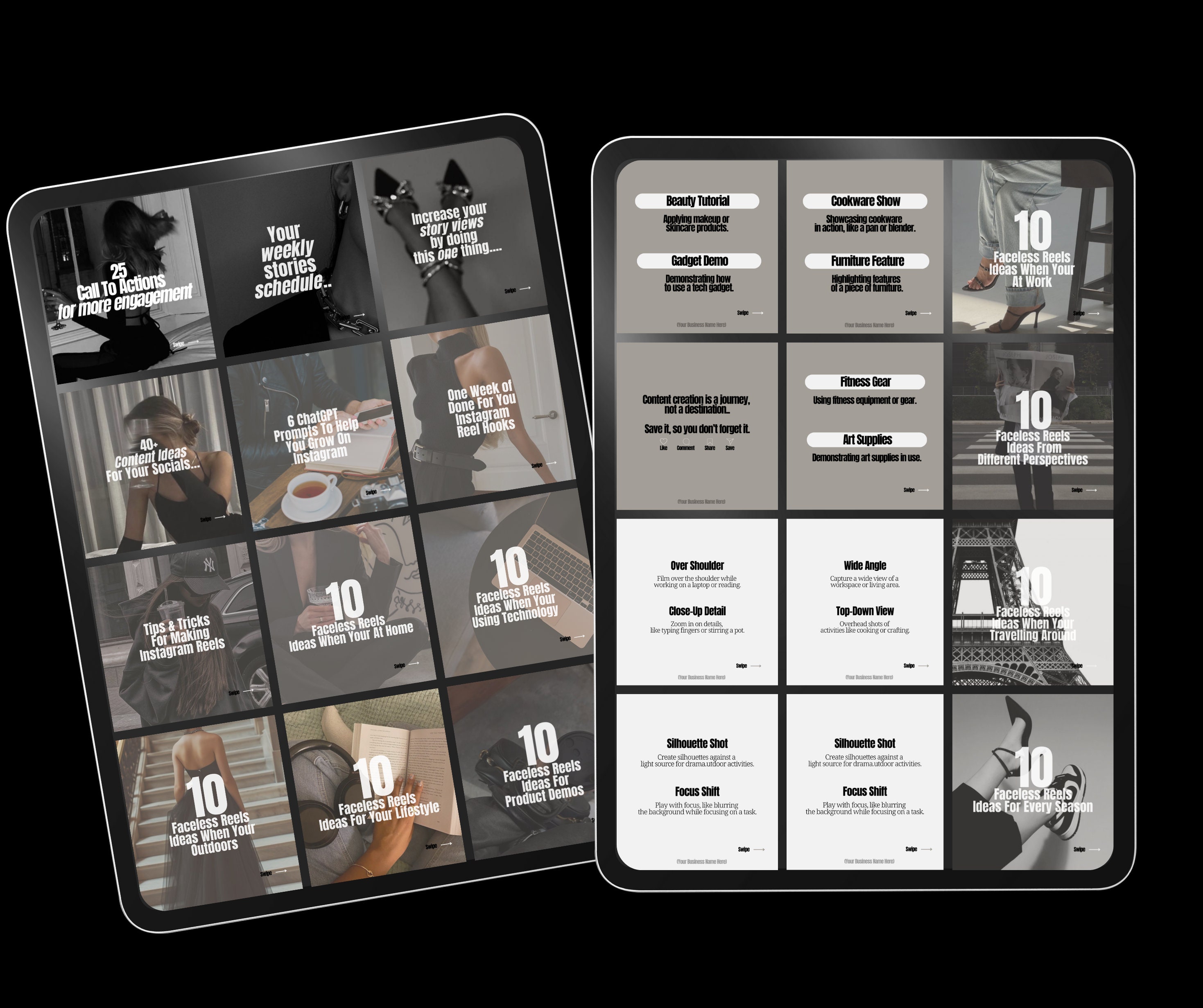 30 Days Digital Marketing Instagram Carousel Templates (MRR) - Etsy
