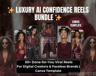 Boss Girl Reels AI: Luxury Ai Aesthetic Animated Reels,HD Quality Reels, Viral Reels,Motivational Video, Faceless Marketing - TikTok Content