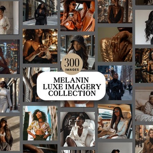 Melanin Stock Photo Collection | Perfect For Instagram Pinterest | Master Resell Rights + Private Label Rights | Ai Generated Images |