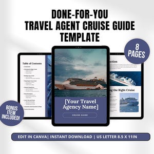 Guia de Cruzeiro para Agente de Viagens | Guia de Viagem | Modelos de Agente de Viagens | Download Instantâneo | Agente de Viagens para Cruzeiros | Modelos de Cruzeiros | Planejador de Cruzeiros